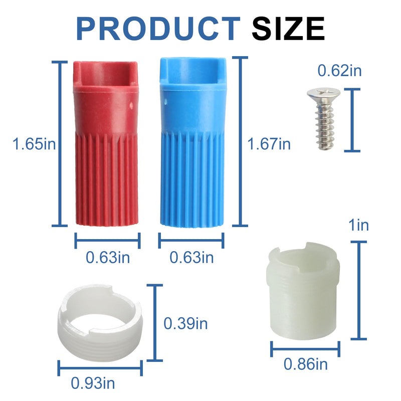2025 Upgrade 97479 Stem Extension Kit for Moen Monticello Series Widespread Bathroom Sink Faucet replacement parts for Moen 1222 1224