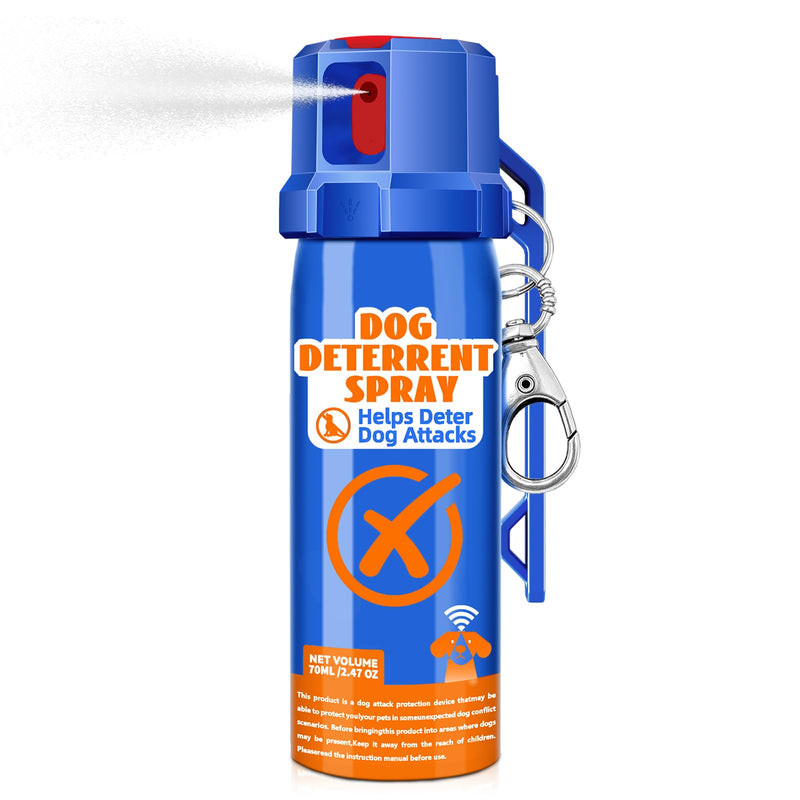 Citronella Dog Deterrent Spray, Animal Deterrent Spray, Humane Deterrent Spray Spray to Deter Animals & Outdoor Use, Citronella Spray Deterrent, 70ml / 2.37Oz Blue1