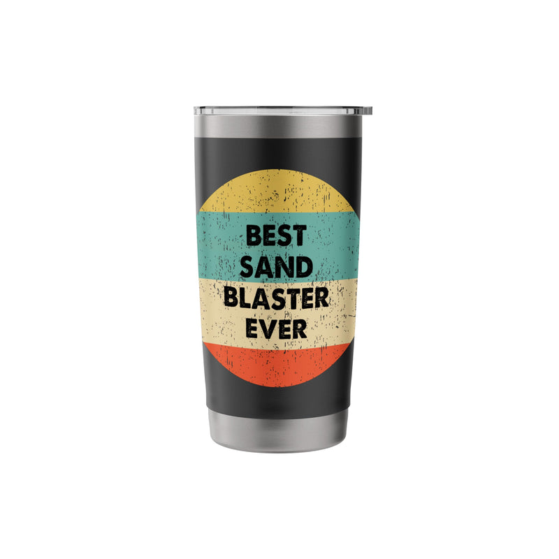 Sand Blaster Stainless Steel Insulated Tumbler Black 20 Ounces