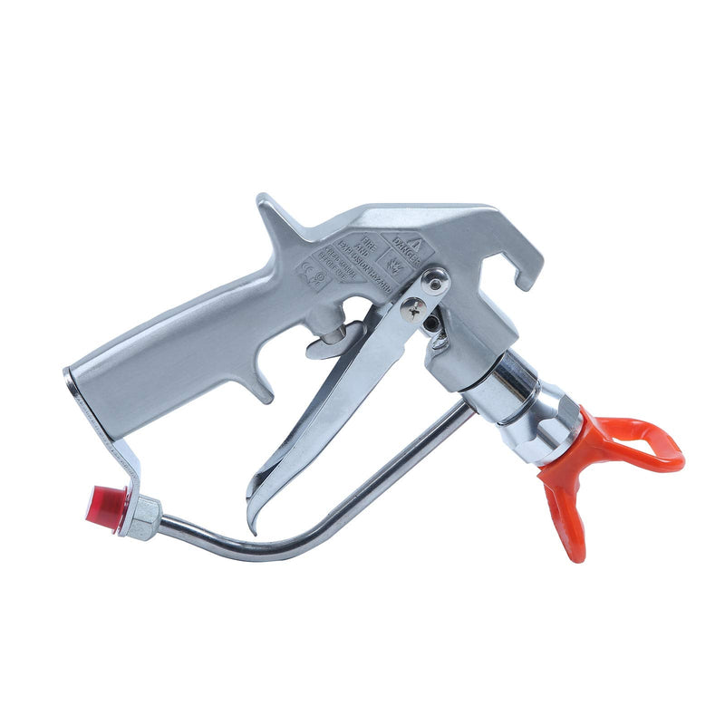 Airless Spray Gun 5000 PSI Silver Airless Paint Spray Gun with Spray Tip 517