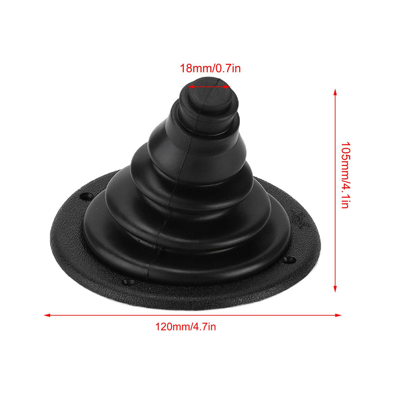 Cable Bellows Marine Steering Shift Cable Protective Bellows Rubber Plastic for Cars Boats Yachts Ships Motor boats Cable Boot Shift Harness Boots(B (black)) black