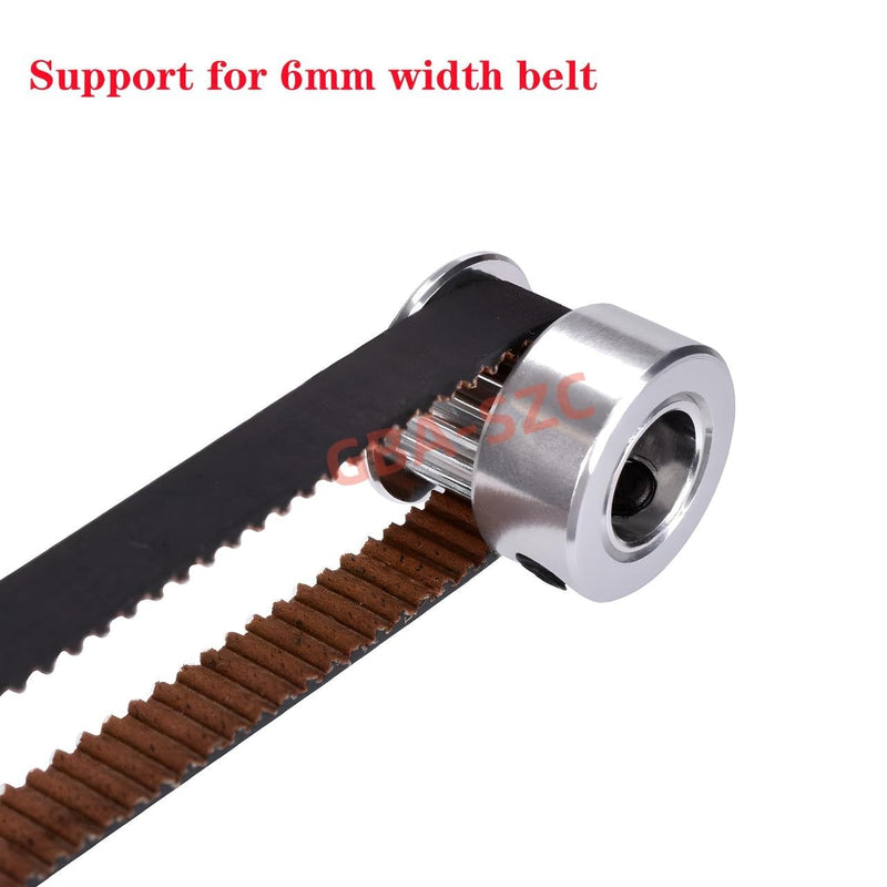 GT2 Pulley 20 Teeth 5mm bore Width 6mm Aluminum 20T Pulley Wheel for 6mm Width GT2 Timing Belt for 3D Printer,CNC (10pcs) Timing Pulley 20-5-Timing-for 6mm
