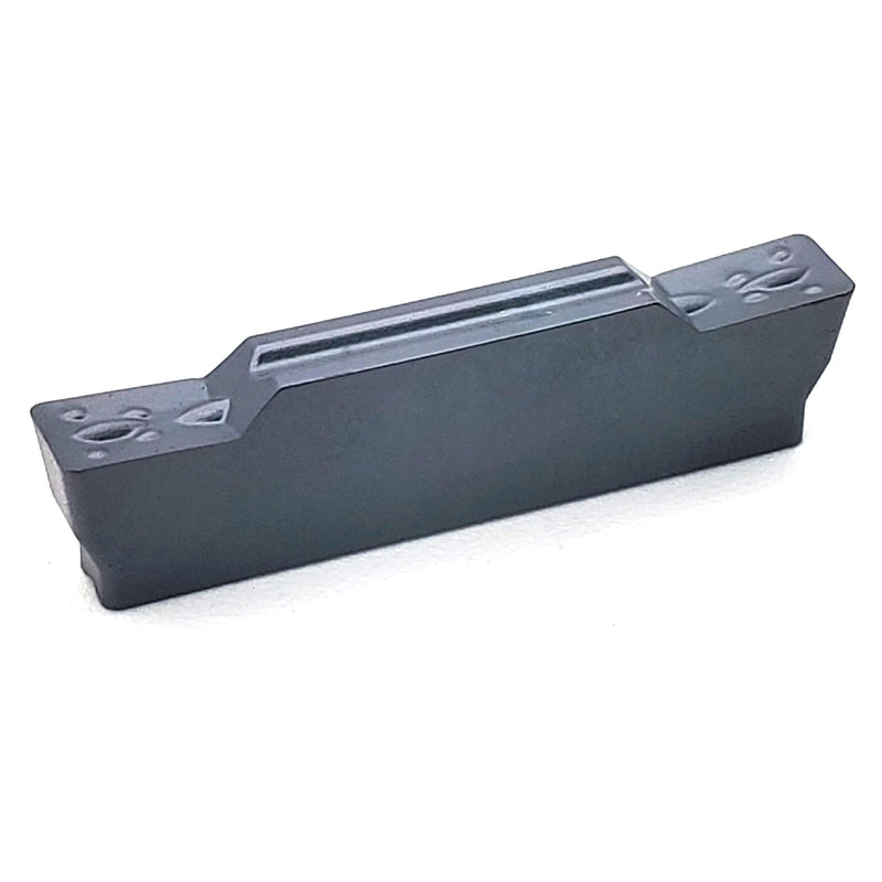 MGMN300-M Carbide Grooving Inserts for MGEHR/L and MGIVR/L Grooving Cut-Off Tool Holder, Installed with KOLORY, PVD Coating, 10pcs