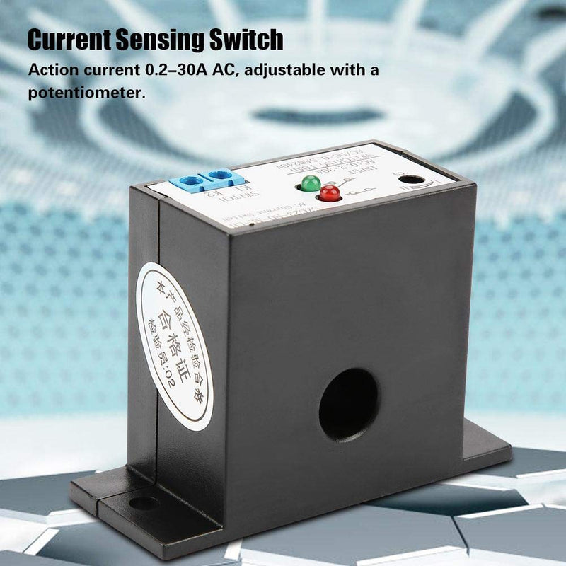 Current Sensing Switch, Normally Open Current Sensing Switch Adjustable AC 0.2-30A SZC23-NO-AL-CH