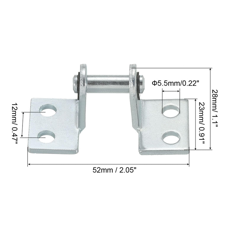 PATIKIL Air Cylinder Connecting Pneumatic Rod Splint Mounting Bracket, 5 Pack MAL Pneumatic Parts Cylinder Installation Stand for 16mm Cylinder Dia.