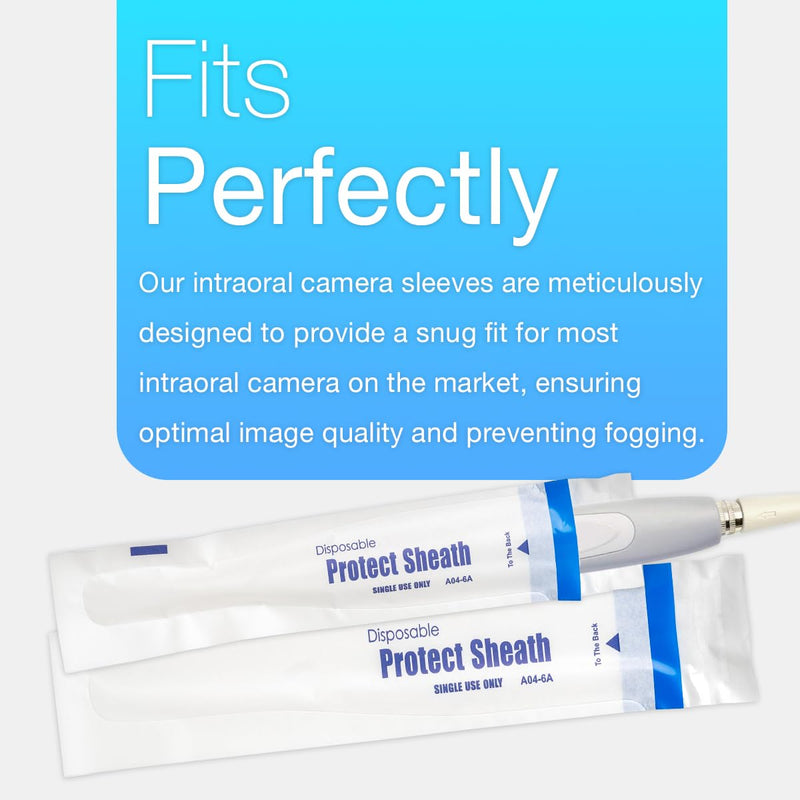 100 Pieces Intraoral Dental Camera Sleeves A04-6A Fit Most USB Intraoral Cameras