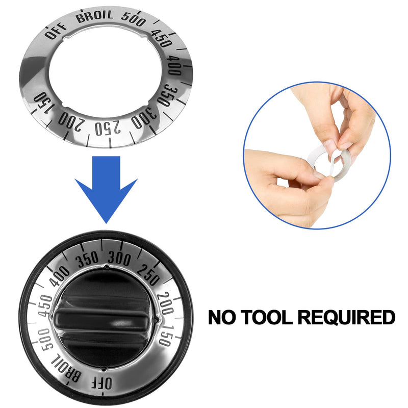 Fetechmate Universal Range Knob Kit KN002 RKE Universal Stove Knob Compatible with Universal Electric Gas Stove -Replacement for RK103 MA-XP6 AP5641247 TJKN002&RK103