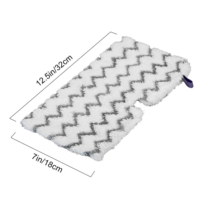 6 Pack S3501 S3601 Steam Mop Replacement Pads for Shark S3501 S3601 S3550 S3801 S3901 S3601D S3801CO S3901D S3455K S2902 SE450 Steam and Scrub Pocket Mop Steamer Pads Washable 6 Pack