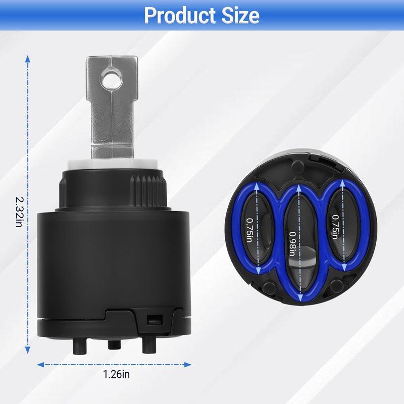 RP73000 Faucet Cartridge Replacement for Delta Plumbing Replacement Part, Easy Installation (Screws Not Included)