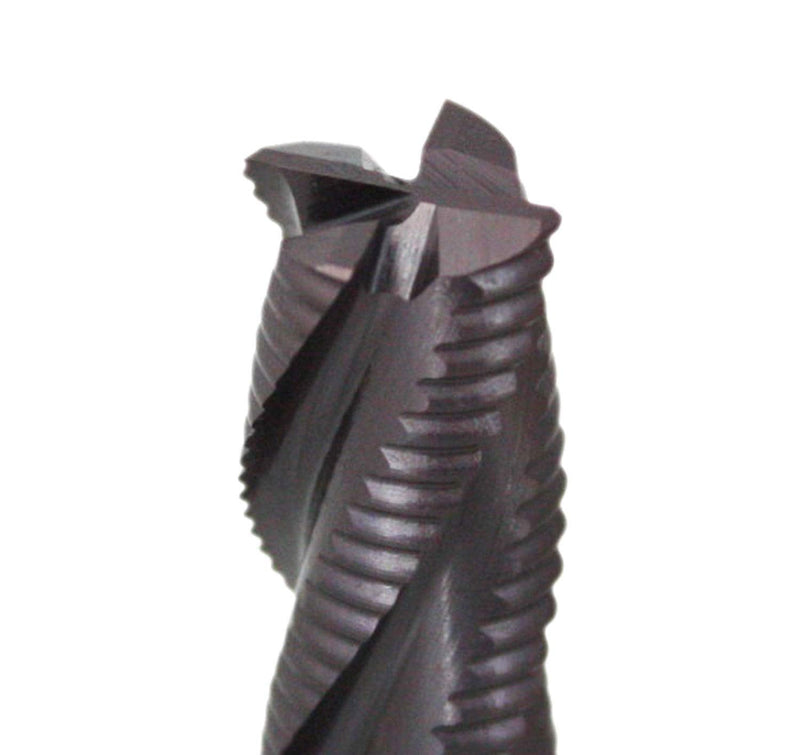 Accusize Industrial Tools Stadard Tooth M42 8% Cobalt Tialn Roughing End Mill, 1/2'' by 1/2'' by 1-1/4'' Flt Length, 1102-0012 1/2" Dia, 1/2" Shk Dia, 1-1/4" Flt Length