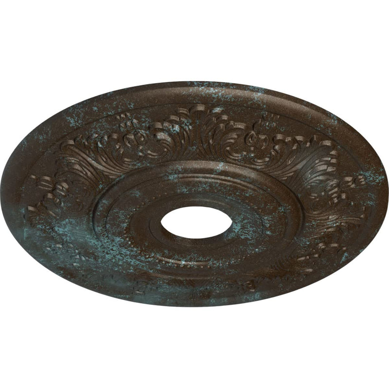 Ekena Millwork CM20VIBBS Vienna Ceiling Medallion, Bronze Blue Patina Bronze Blue Patina (Metallic Series)