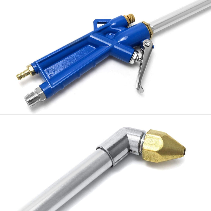 QWORK Air Blow Gun Pneumatic Engine Cleaning Gun with 4Ft Hose, Cleaning Degreaser Sprayer Tool 1 pc