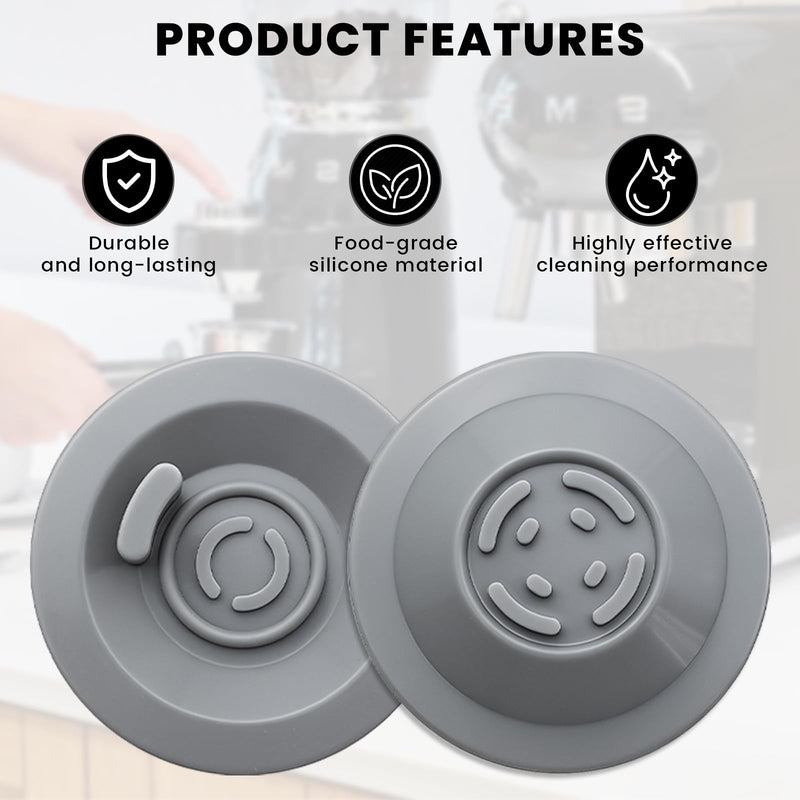 2 Pcs Espresso Cleaning Discs & 10 Pcs Cleaning Tablets Compatible with Ninja Luxe Cafe & Breville Espresso Machines, Espresso Backflush Disc Tablets for ES870XL/BES878BSS/BES880/BES840XL/BES810BSS
