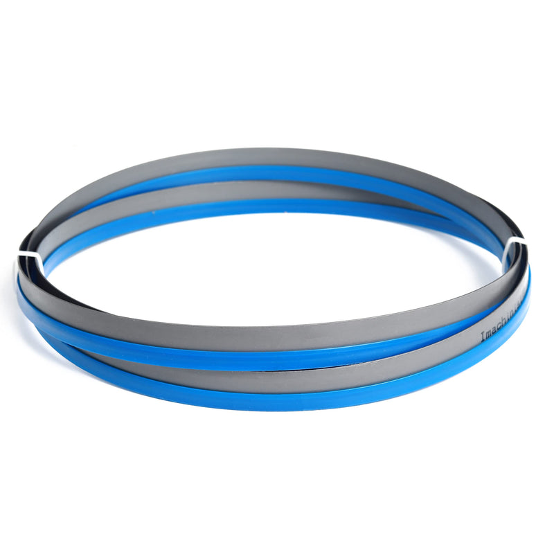 Imachinist S931212812 M42 Bi-Metal 93-1/2" in Long, 1/2" in Wide, 0.025" in Thick Bandsaw Blades for Soft Ferrous Metal Cutting Variable Teeth (8/12TPI) 8/12TPI