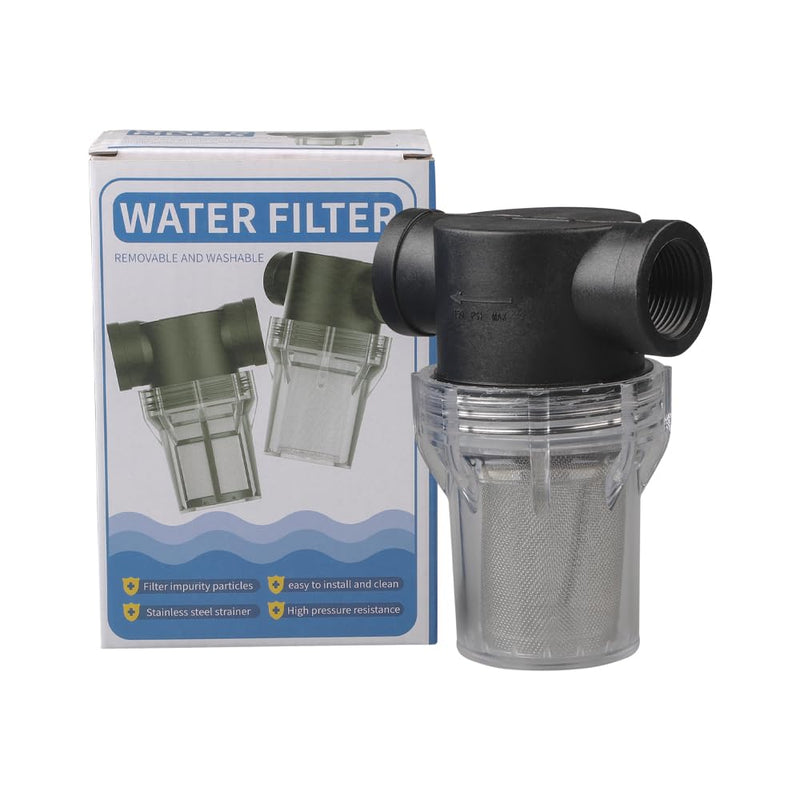 3/4" Female NPT in-Line Strainer with 40 mesh Stainless Steel Filter Screen (3/4“ 40 Mesh) 3/4"