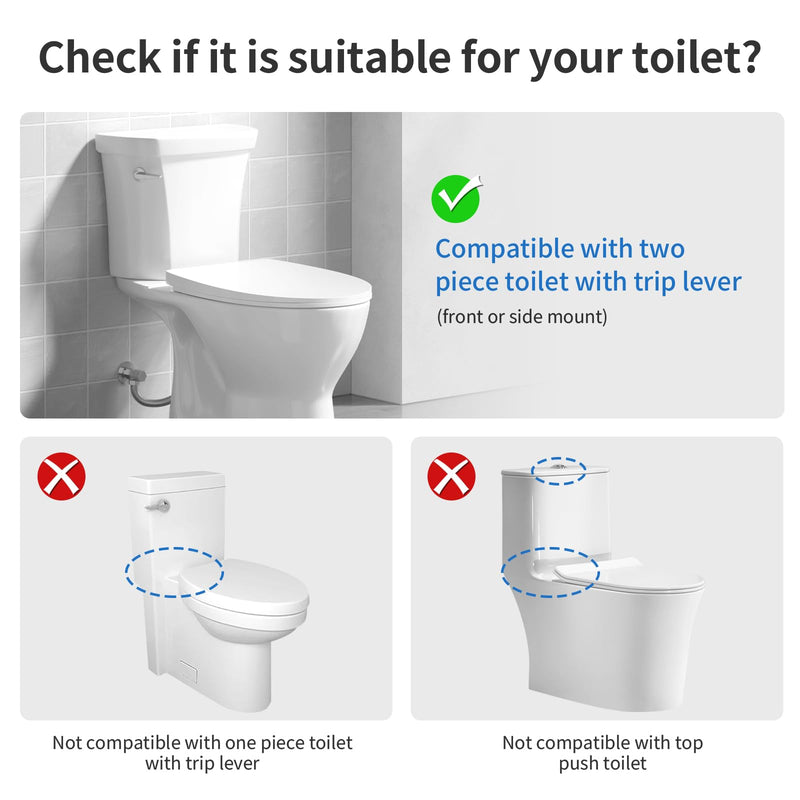 3-Inch Toilet Flush Valve Replacement Kit Includes Gasket and Bolts, High-Capacity 3.5L/S Flow & Anti-Leak Seal, Compatible with American Standard, Fits Most Two Piece Toilets 3 Inch Flush Valve