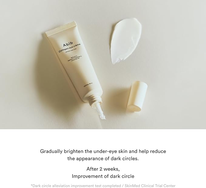 Abib Collagen Eye Cream Resurrection Grass Tube 30ml Aviv Korean Cosmetics Skin Care Mask Pack Sensitive Skin Moisturizing Pores Eye Care - NewNest Australia