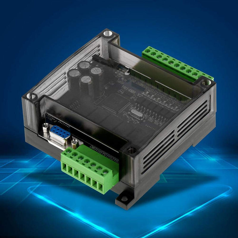 Programmable Logic Controller,PLC Controller DC24V FX1N-14MR Industrial Control Board PLC Programmable Logic Controller Relay Output
