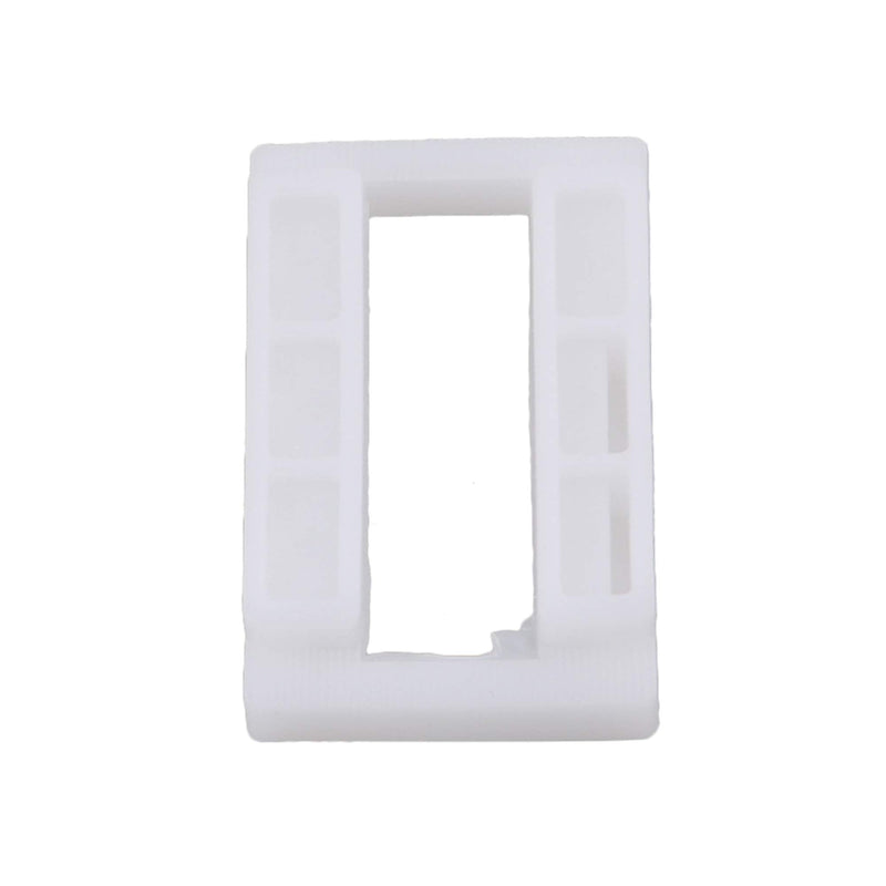Etfbuy 5Pairs Rectangular Seat Hinge Bolt Screws Plastic Fixing Hinge with Nut and Washer Split Toilet Replacement Parts