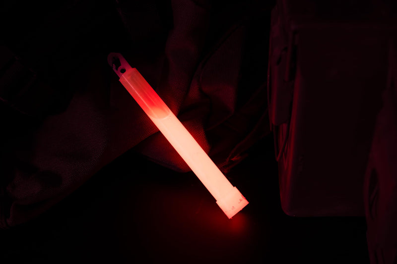 Cyalume ChemLight Light Stick, Military Grade, 30 Minutes Duration, 6 Inches, 10 Pack Red-HI