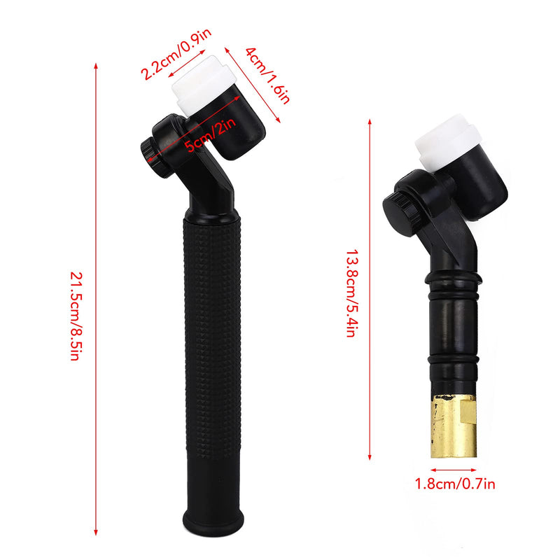 Welding Torch Head, NR-26 360° Rotating Argon Welding Gun Head Air Cooled, Welding Torch Head Body Accessories