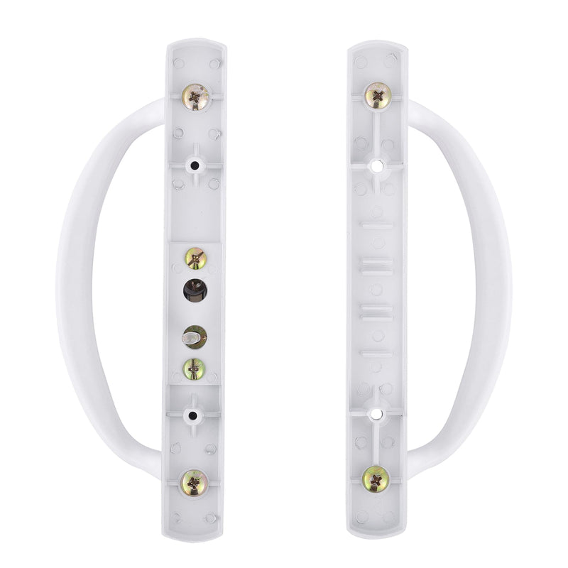 Offset Position Sliding Patio Door Handleset with Mortise Lock - 3-15/16" H.C., 45° Keyway, Fits 1-3/8" to 2" Thick Doors, Non-Handed (Keyed with Latch Lock+Keeper) Keyed With Latch Lock+Keeper