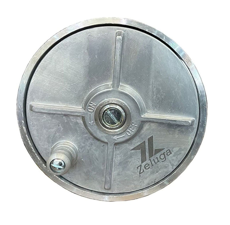 23-230 Light Weight Aluminum Tie Wire Reel with Rewind Knob Chrome