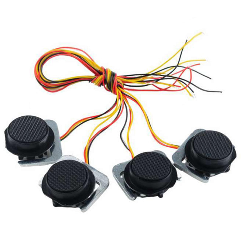4PCS 50KG Load Cell Weighing Sensor Half-Bridge Strain Gauge Human Body Scale Pressure Sensors + HX711 Amplifier AD Module (4sensor 1module) 4sensor 1module