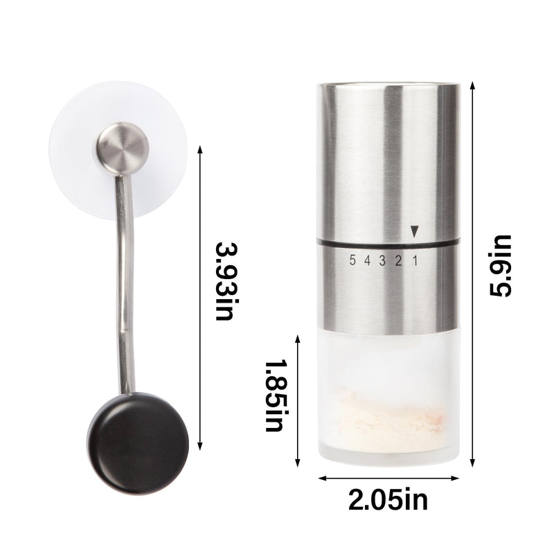 Manual Pill Crusher Fine Powder, Effortlessly and Efficiently Grind Multiple Pills into Fine Powder， Ideal for Seniors, Adults, and Pets - Stainless Steel