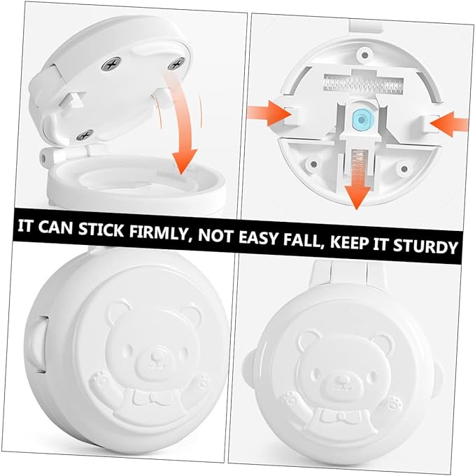 STOBOK 4pcs Security Lock Protective Cover for Baby Button Protective Cover Oven Child Safety Lock Baby Proof Stove Knob Cover Gas Press Device Safety Mama - NewNest Australia