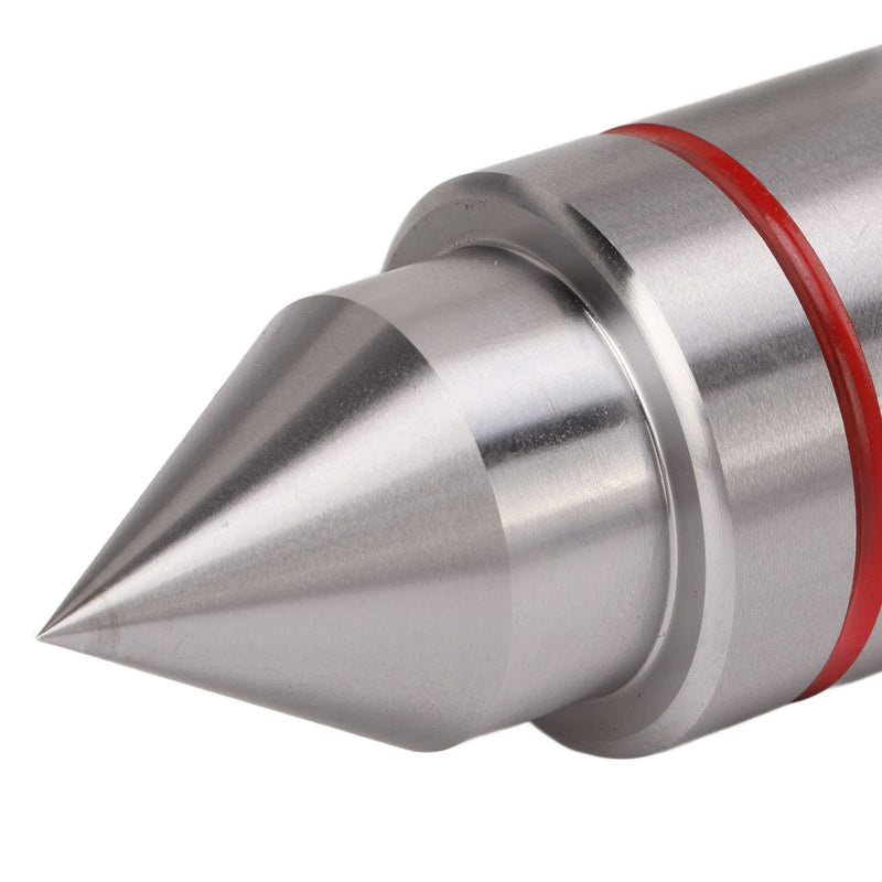 MT2 Live Center, Heavy Duty High Carbon Steel Deep Grooved Ball Bearing 60° Taper Metal Wood Lathe Tool for Lathe