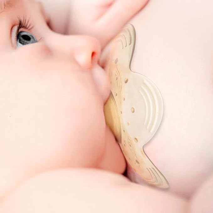 Nipple Protector Contact Nipple Shield, Small, Protects Dry and Scratched Nipples, Gently Supports Breastfeeding, Pack of 2, White - NewNest Australia