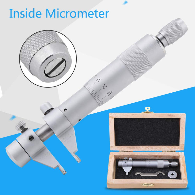 Inside Micrometer, Stainless Steel Vernier Caliper,0.01mm Accuracy, 5mm to 30mm Measuring Range,Stainless Steel Measuring Tool Caliper
