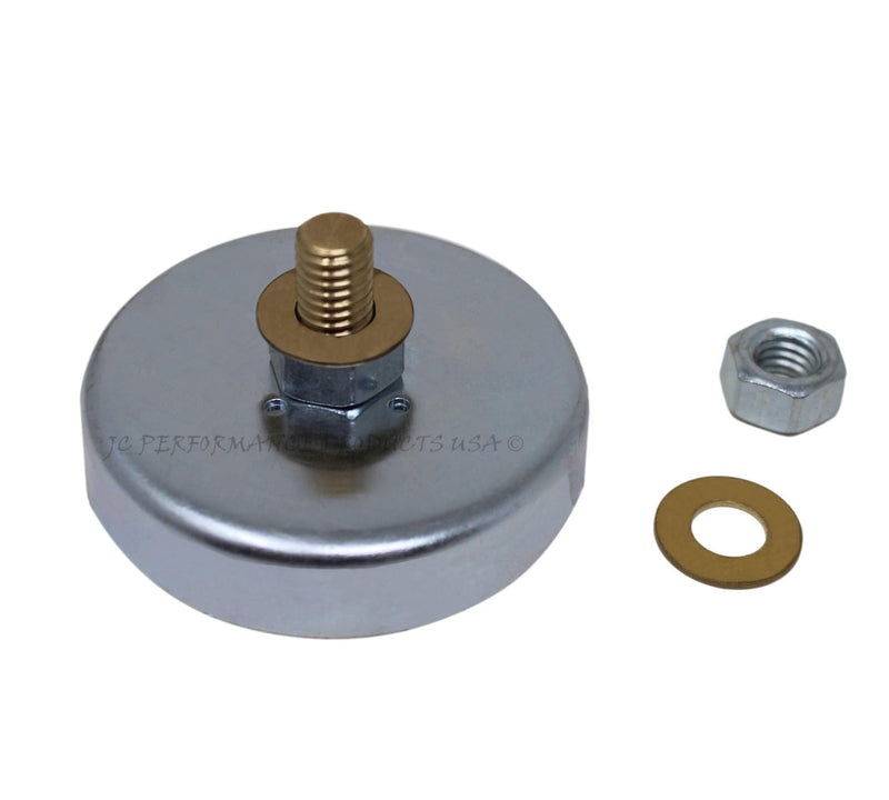 Spring Loaded, Magnetic Welding Ground Clamp Alternative, Adjustable Tension Solid Brass Electrode With Optional 1 or 2 Position Reach Bar Magnet Only