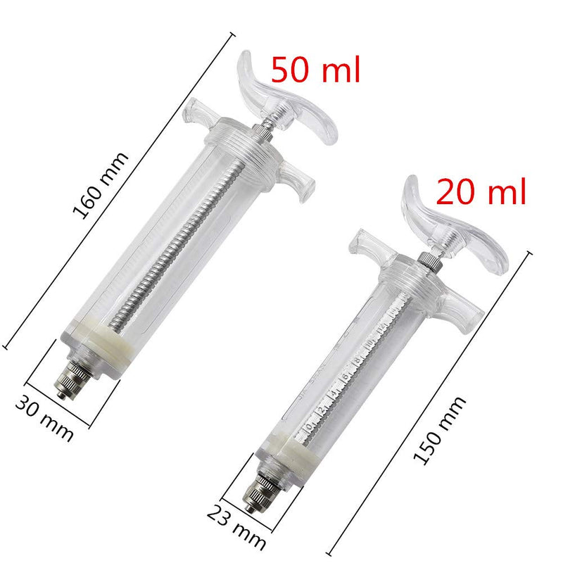 Birds Feeding 10ml 20ml 50ml Syringe Manual Feeding Rearing Gavage Curved Medication Tube Birds Small Pet Feeding Syringe (Transparent,10ml with 3 Hose) transparent 10ml with 3 hose