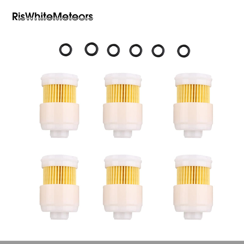 68F-24563-00-00 68F-24563-10-00 68F-24563-01-00 68F24563 Fuel Filter (6pcs) Replacement for Yamaha Outboard 150HP-300HP