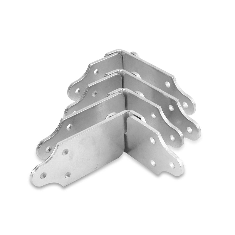 8 PC Utility Trailer Rack Wood Panel Sides Stake Bed Gate Latch Corner Connector Stake Body (4 Corners) T-0009
