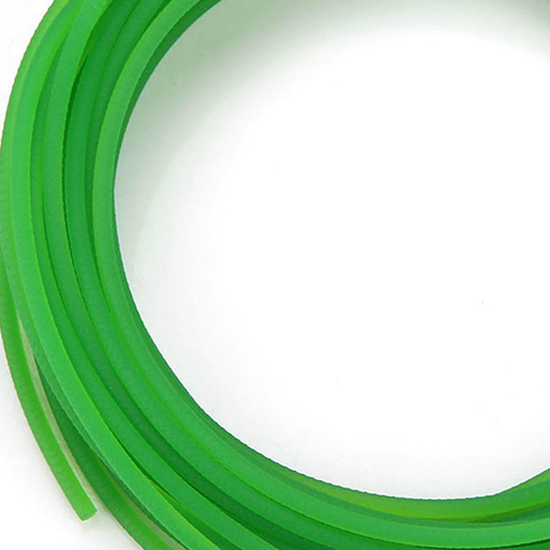 PU Transmission Belt 4mm x 10m, Polyurethane Round Belt High Performance for Drive Transmission Green (pu Polyurethane Belt) 4mm*10m pu polyurethane belt