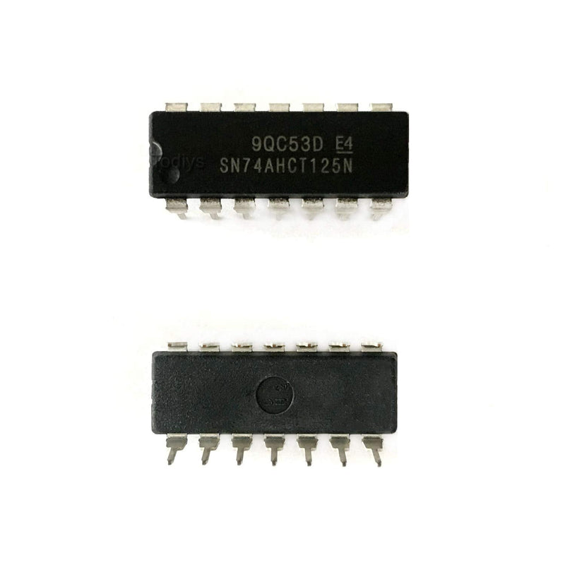 New 15Pcs for 74AHCT125 SN74AHCT125 SN74AHCT125N MC74ACT125NG MM74ACT125N DIP-14 Quad Bus Buffer Gates IC MC74ACT125N