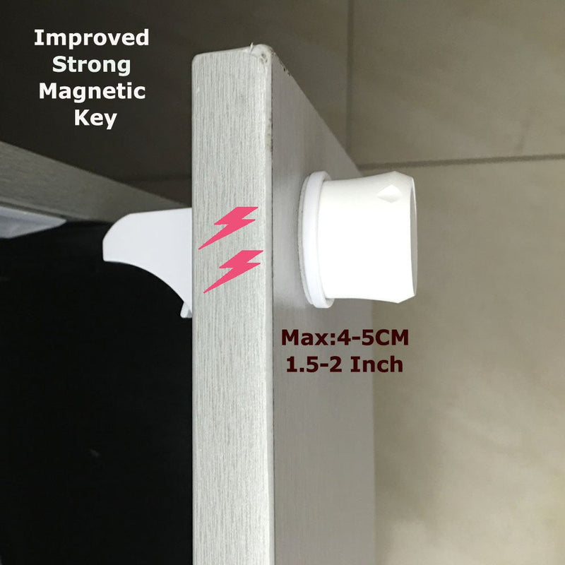 Vmaisi Magnetic Cabinet Locks Replacement Keys (3) 3