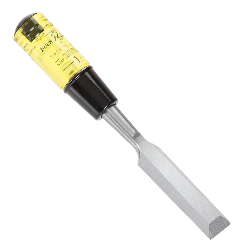 Buck Brothers 120106BC Professional 1'' Inch Wood Chisel, Yellow 1"