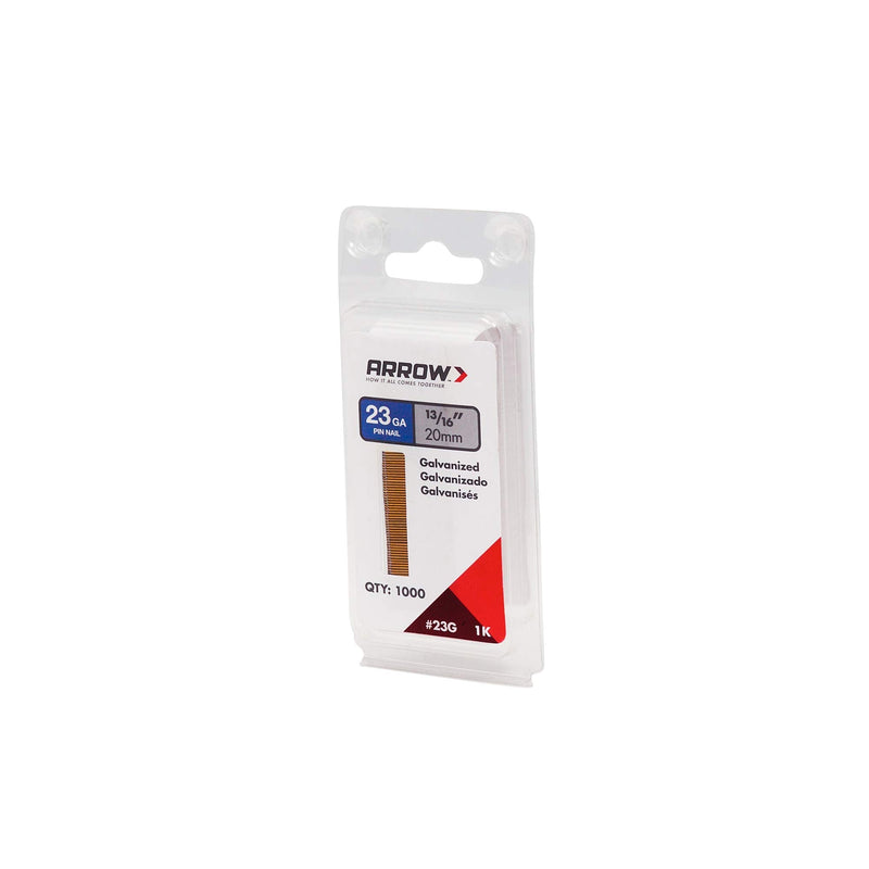 Arrow 23G20-1K Arrow 13/16-Inch Pin Nail, 1000-Pack