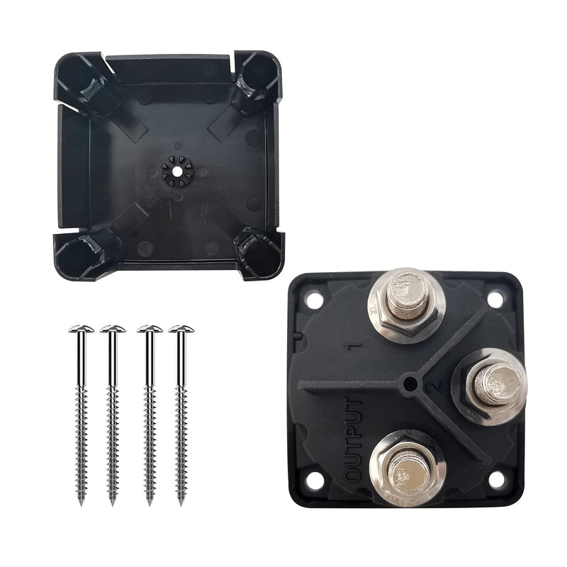 Boat Battery Disconnect Switch, Waterproof 32V On/Off Heavy Duty Switch for Car, RV, Truck, Black