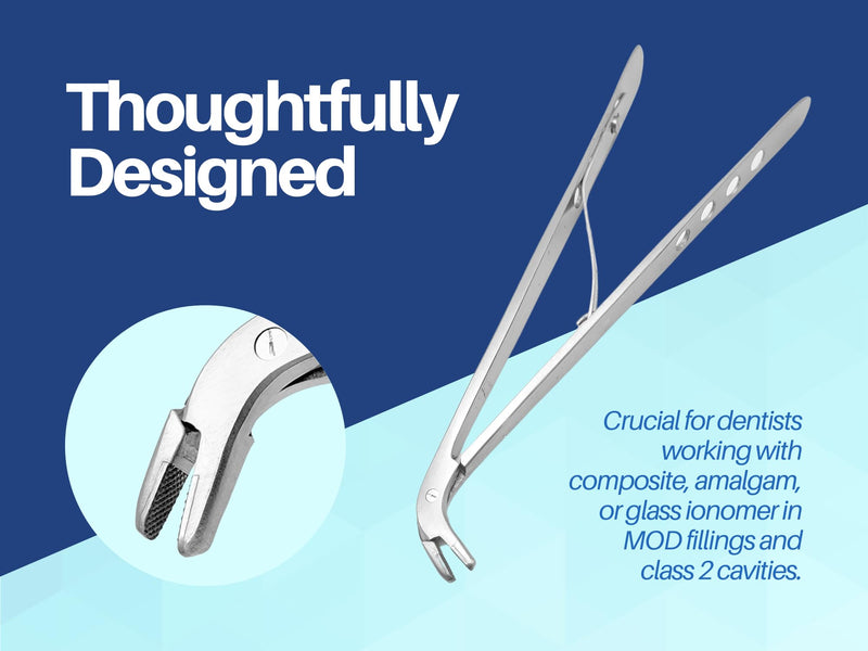 Matrix Band Holding Forceps sectional Hold Matrix Inserting Forceps with Tungsten Carbide Inserts ARTMAN Brand