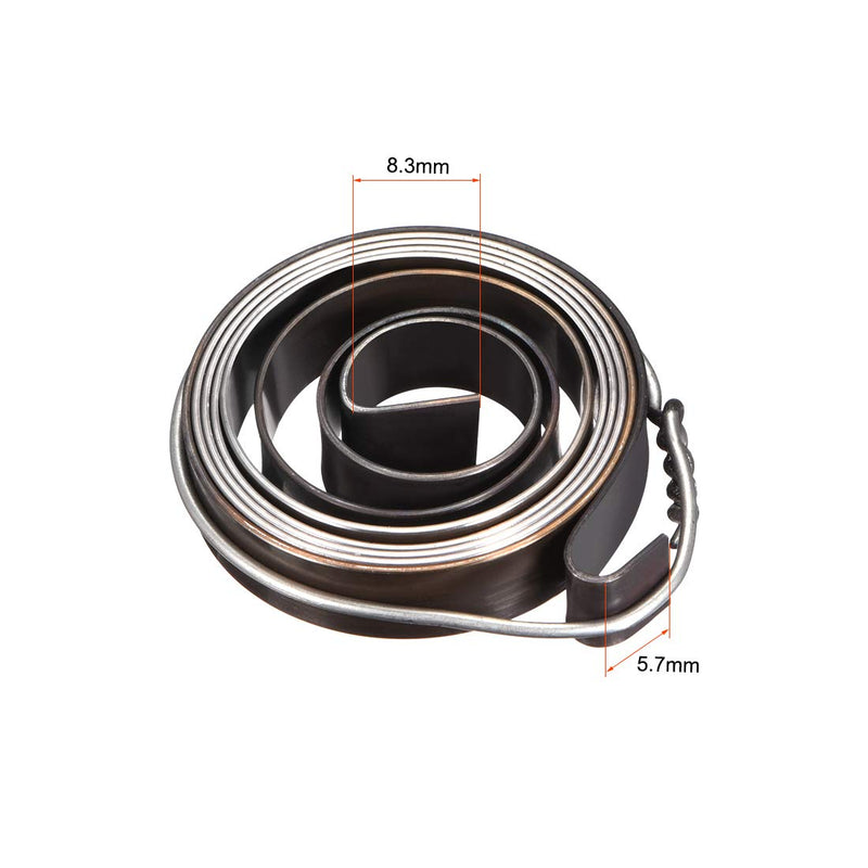 uxcell Drill Press Return Spring, Quill Spring Feed Return Coil Spring Assembly, 2.2Ft Long, 35 x 8 x 0.8mm 3PCS 3