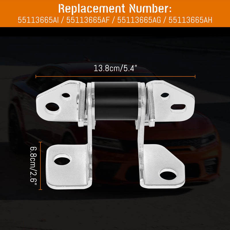 Left Driver Side Lower Door Hinges fit for Dodge Charger/Chrysler300 2013-2023,Jeep Grand Cherokee 2013-2021,Dodge Durango 2012-2026,55113665AI,55113665AF,Rear or Front Car Door Pivot Replaces Left