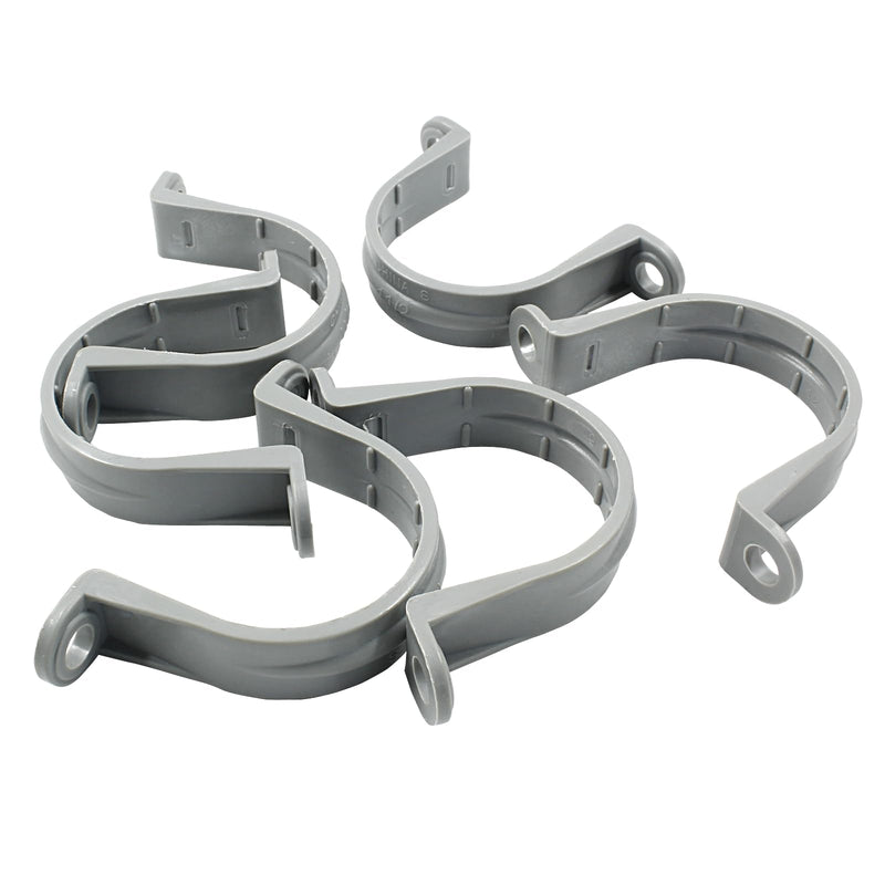 6 Pcs 1-1/2 Inch PVC Pipe Straps, Two Hole Plastic Straps Plastic Conduit Strap for PVC Pipes Conduit Cables 6 Pcs