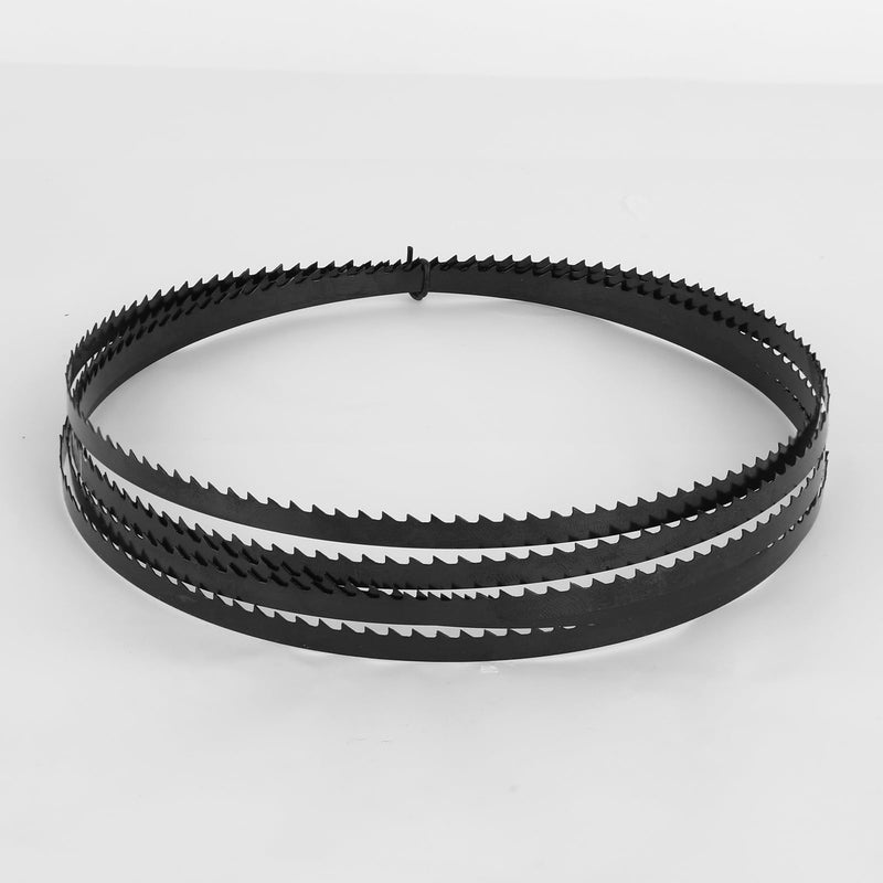 3pcs 93-1/2 Inch Bandsaw Blades Assortment, 1/2" 1/4" 1/8" Wide Band Saw Blades for Woodworking Compatible with Delta Grizzly Rikon 14" Band Saws