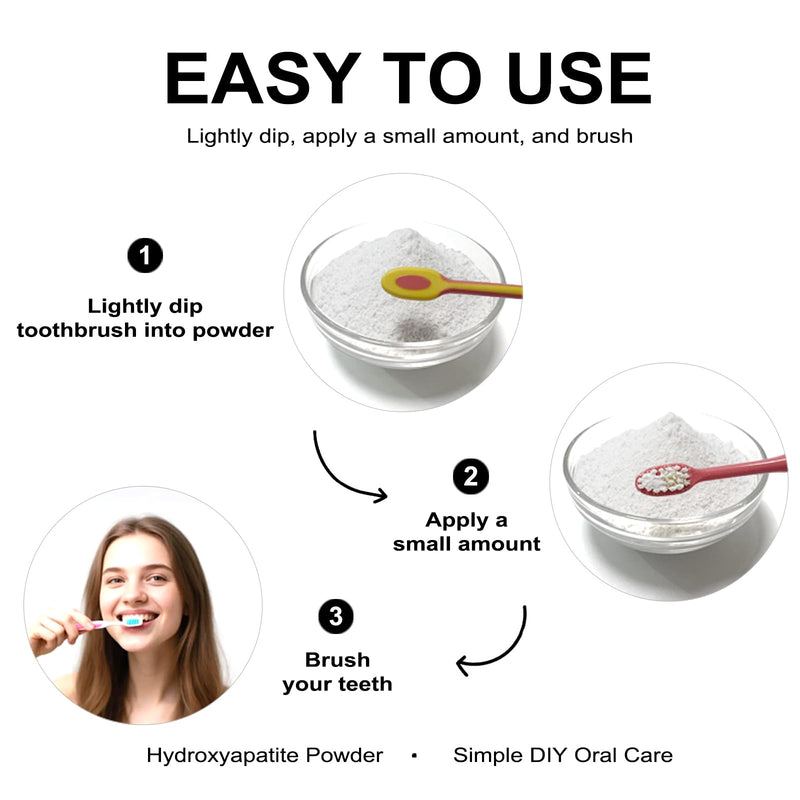 100% Pure Nano Hydroxyapatite Powder 75 g (2.65 oz) | Nano Grade Hydroxyapatite Powder | High-Purity Raw Material hydroxyapatite for DIY Formulations | nanohydroxyapatite Bulk 75g (2.65oz)