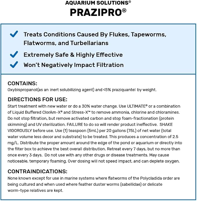 Hikari USA Inc. Prazipro - Safest Parasite Treatment 1oz